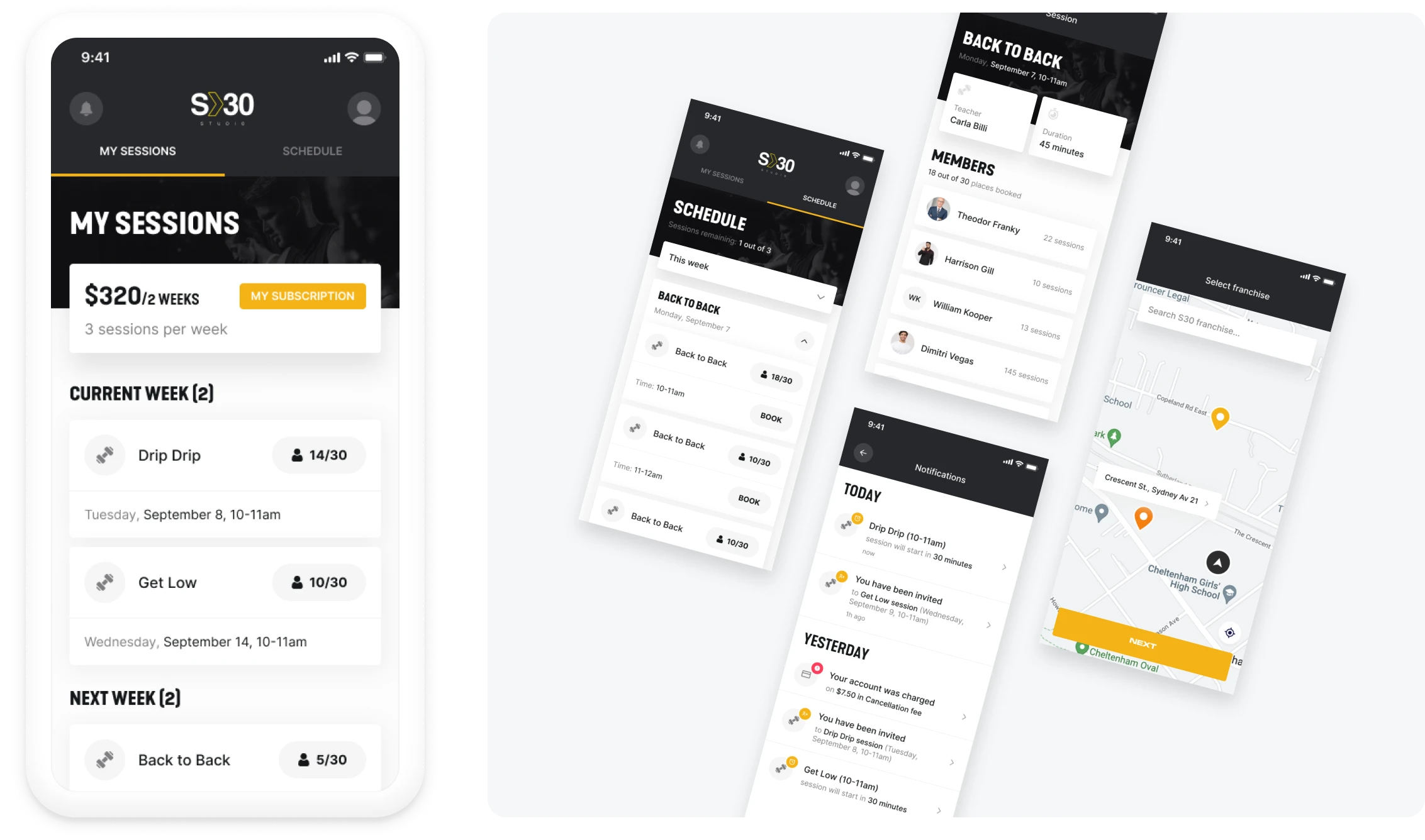 Единая цифровая платформа для фитнес-франшизы